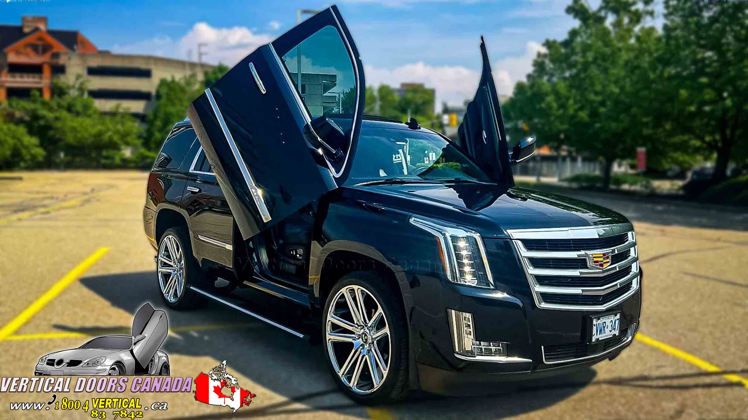 Cadillac Escalade 2015-2020 Lambo Vertical Doors Kit - VDCCADESC1520