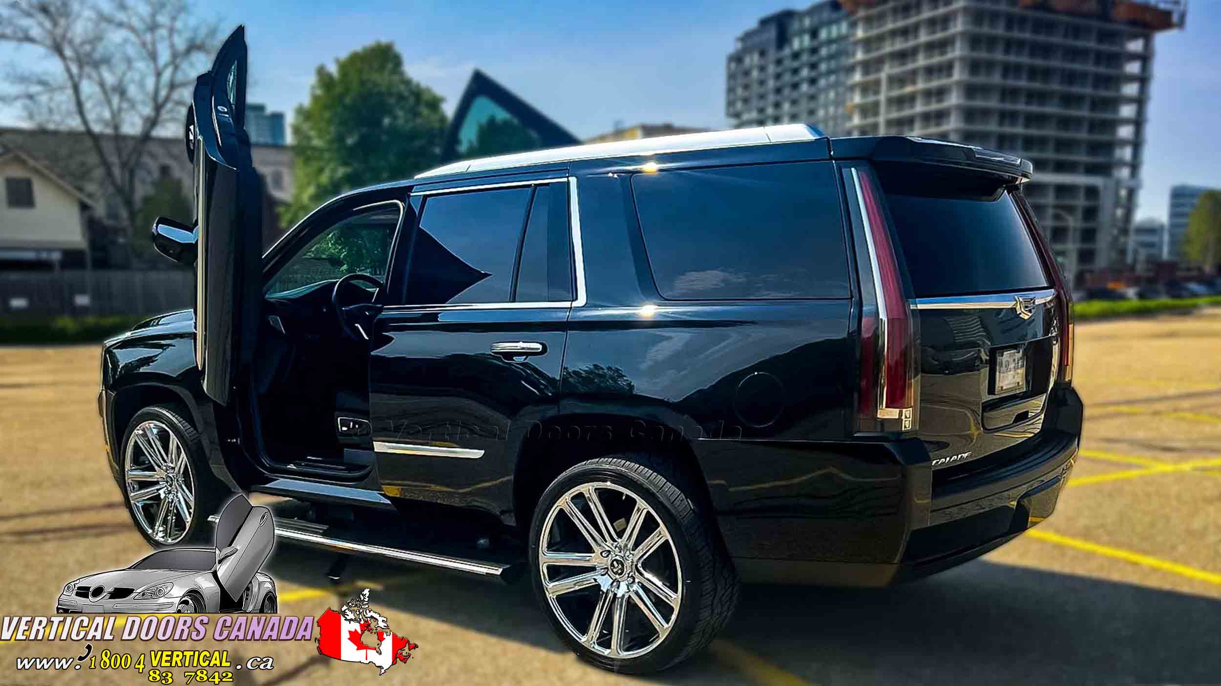 Cadillac Escalade 2015-2020 Lambo Vertical Doors Kit - VDCCADESC1520 - Image 3