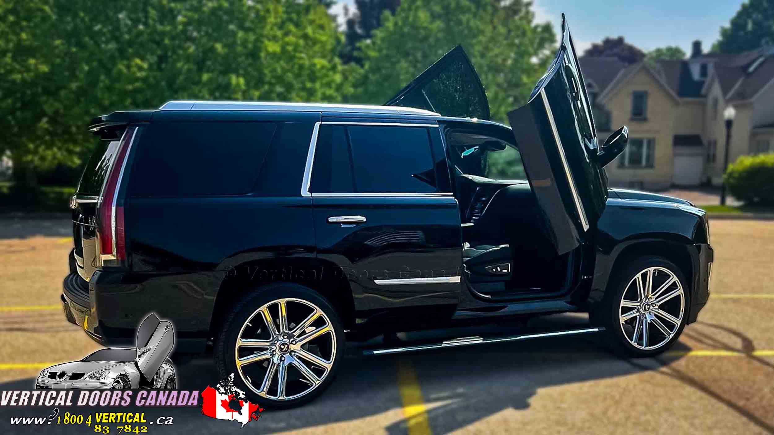 Cadillac Escalade 2015-2020 Lambo Vertical Doors Kit - VDCCADESC1520 - Image 2