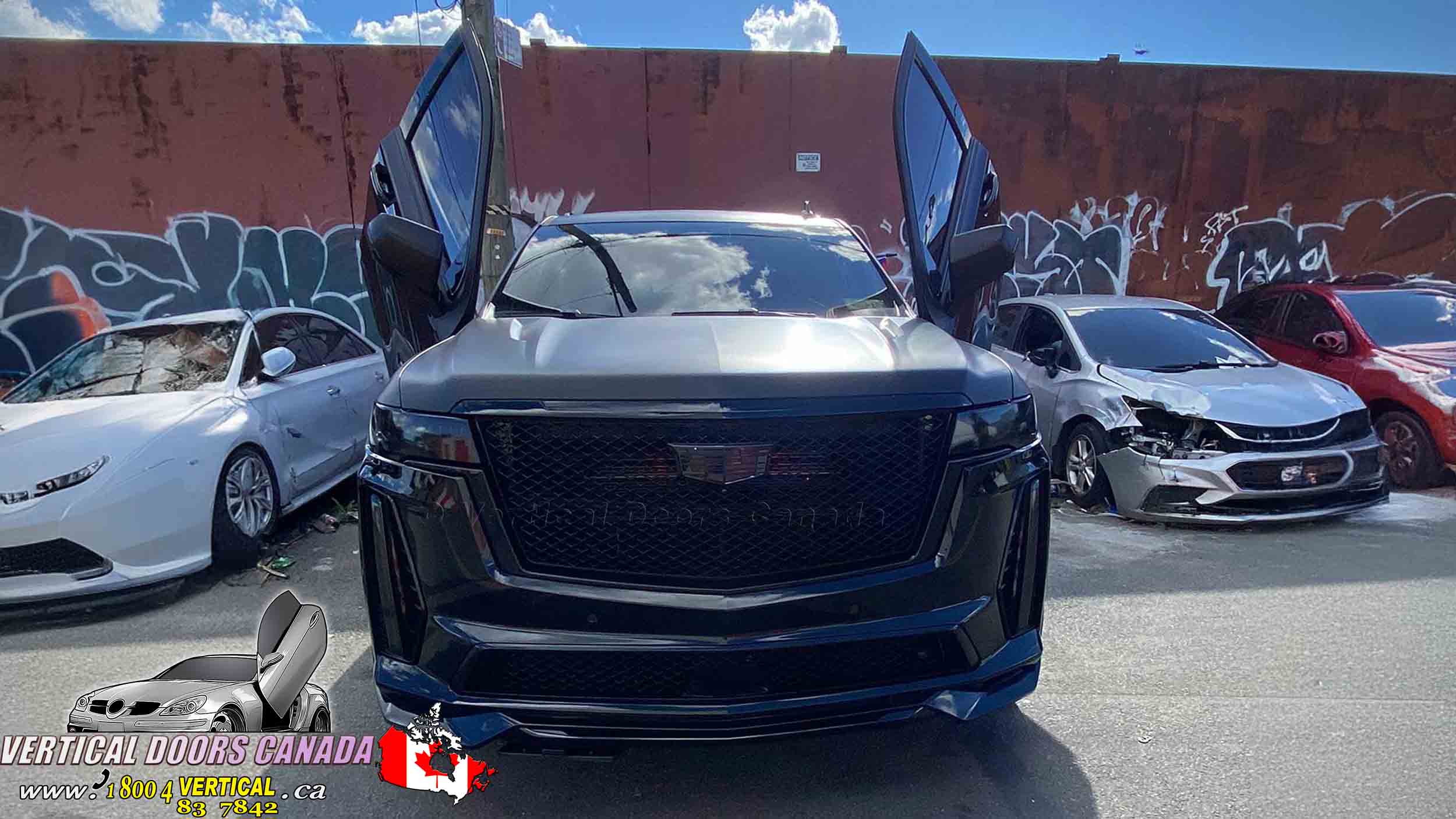 Cadillac Escalade 2021-2026 Lambo Vertical Doors Kit - VDCCADESC21 - Image 2