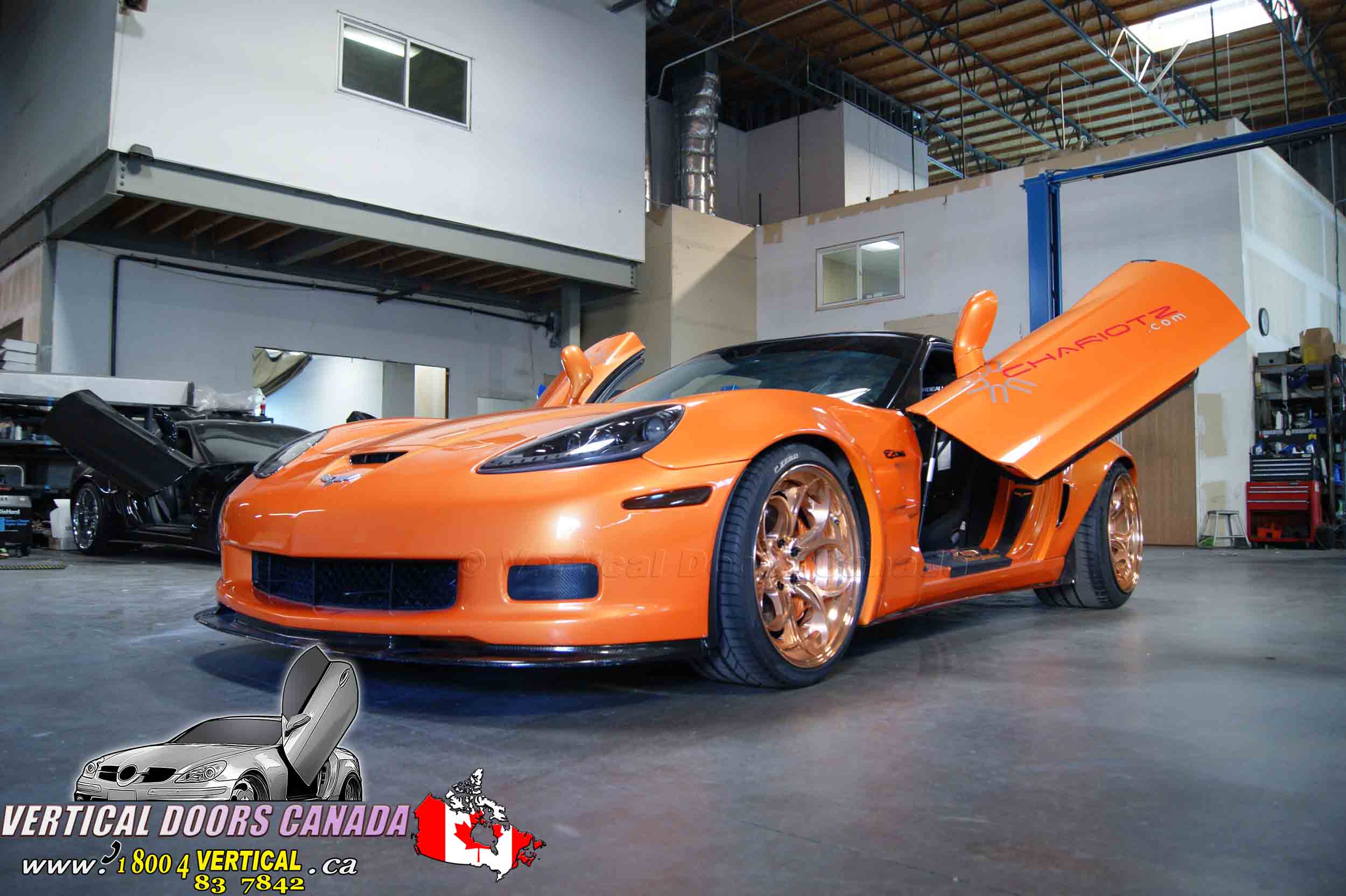 Chevrolet Corvette C6 2005-2013 ZLR ( Discontinued ) Lambo Vertical Doors Kit - VDCCHEVYCORZLRC60513 - Image 45