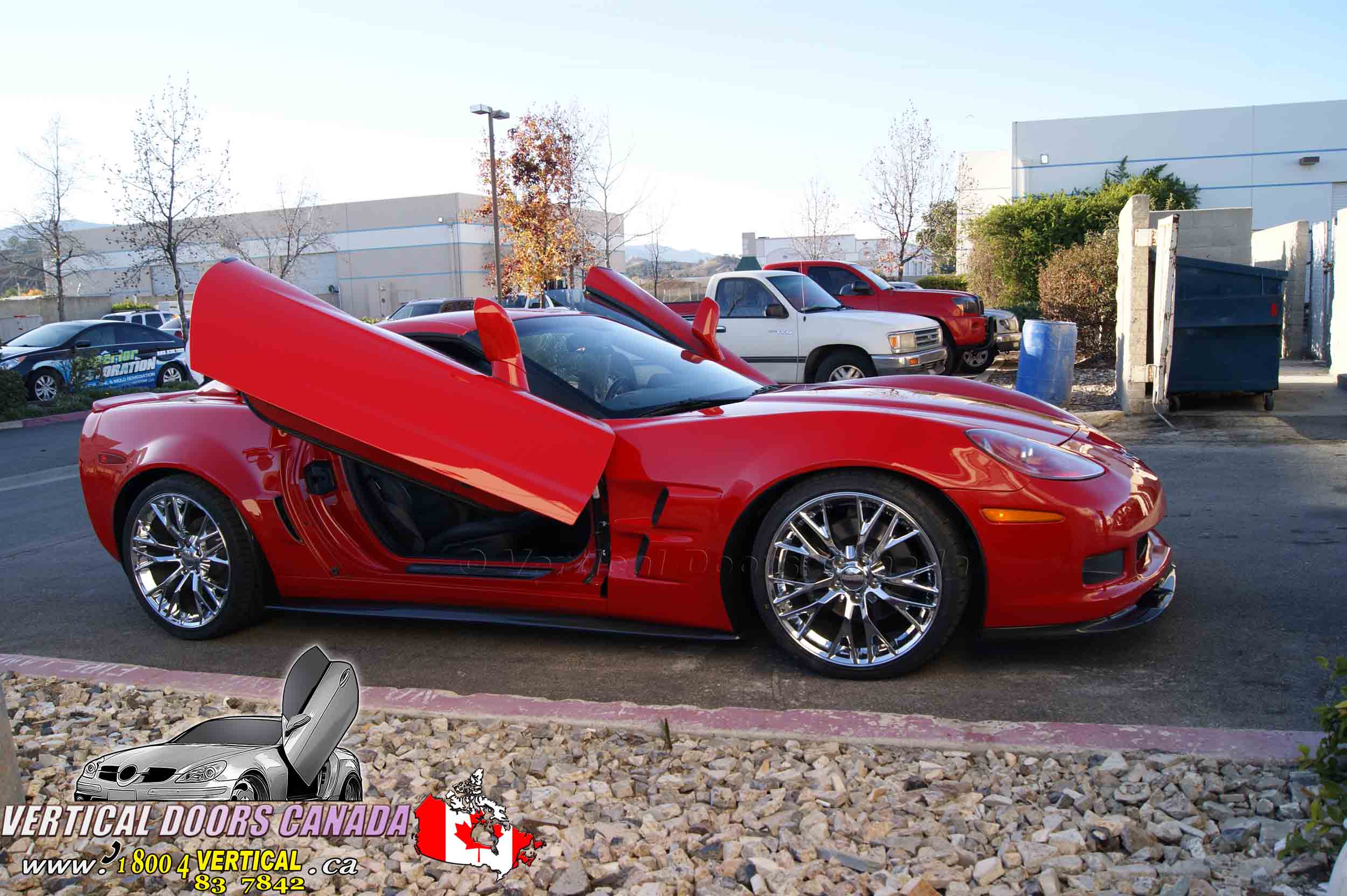 Chevrolet Corvette C6 2005-2013 ZLR ( Discontinued ) Lambo Vertical Doors Kit - VDCCHEVYCORZLRC60513 - Image 33