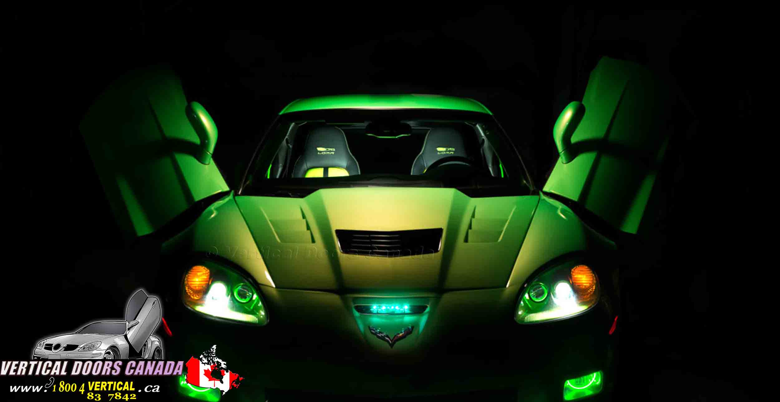 Chevrolet Corvette C6 2005-2013 ZLR ( Discontinued ) Lambo Vertical Doors Kit - VDCCHEVYCORZLRC60513 - Image 16