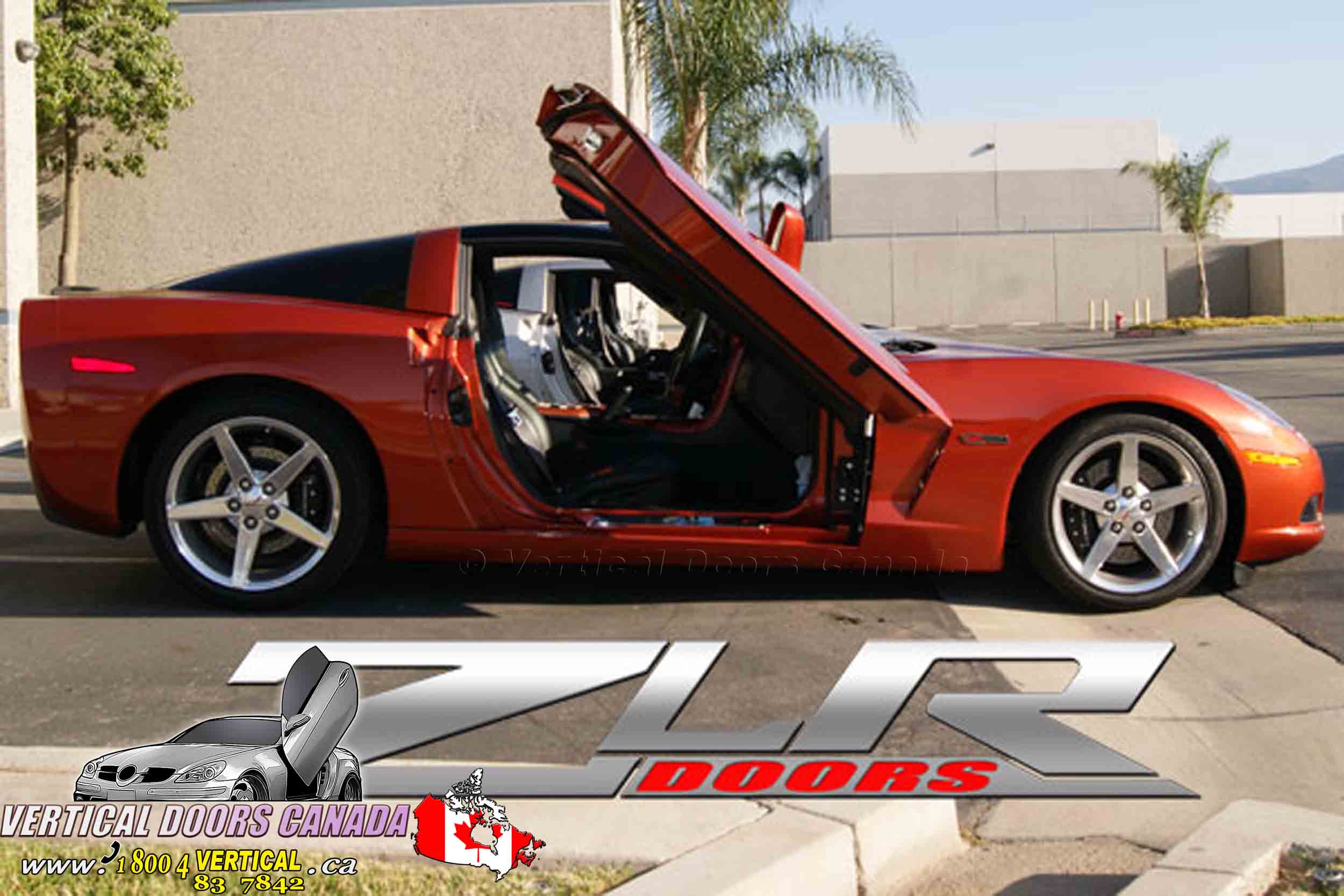 Chevrolet Corvette C6 2005-2013 ZLR ( Discontinued ) Lambo Vertical Doors Kit - VDCCHEVYCORZLRC60513 - Image 8