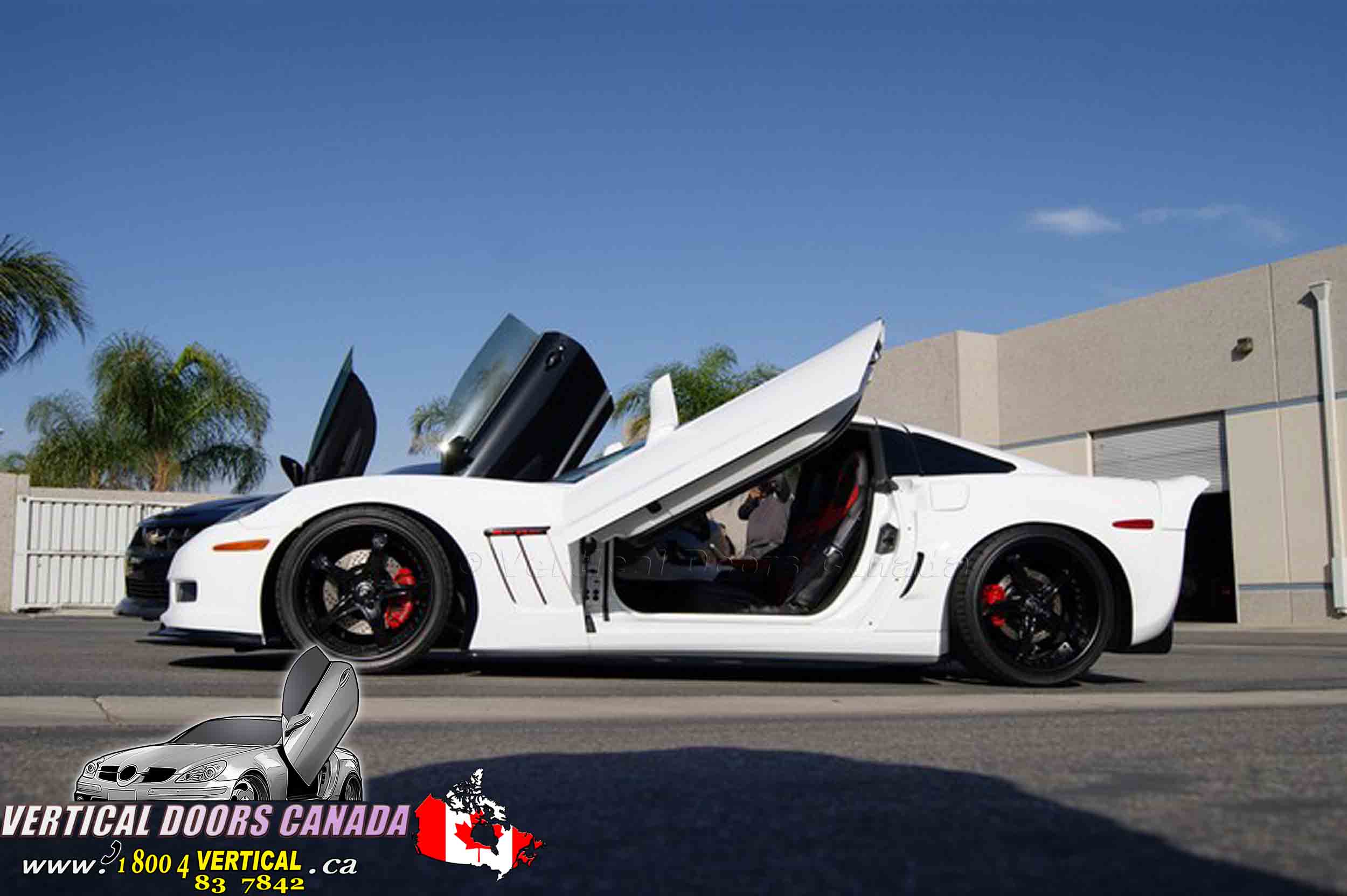 Chevrolet Corvette C6 2005-2013 ZLR ( Discontinued ) Lambo Vertical Doors Kit - VDCCHEVYCORZLRC60513 - Image 5