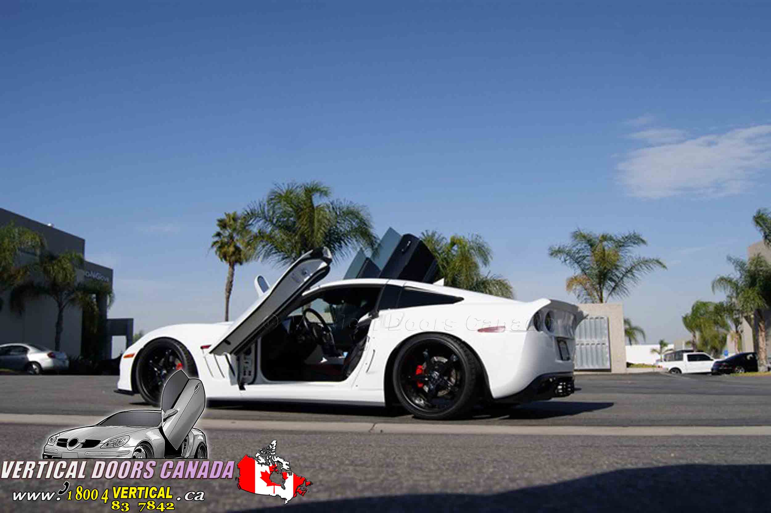 Chevrolet Corvette C6 2005-2013 ZLR ( Discontinued ) Lambo Vertical Doors Kit - VDCCHEVYCORZLRC60513 - Image 4