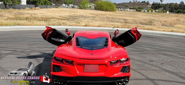 Chevrolet Corvette C8 2020-2024 ZLR Lambo Vertical Doors Kit - Image 5