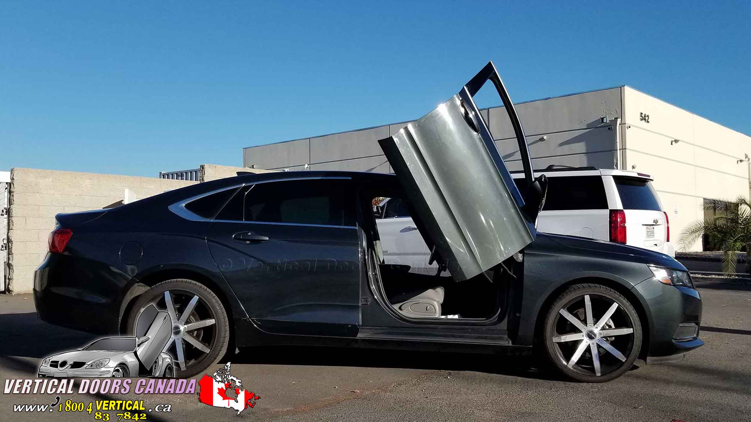 Chevrolet Impala 2014-2018 Lambo Vertical Doors Kit - VDCCHEVYIMP1418 - Image 2