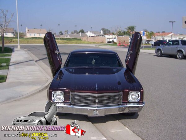 Chevrolet Monte Carlo 1970-1972 Lambo Vertical Doors Kit - Image 7