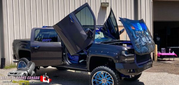 Chevrolet Silverado 2014-2018 Lambo Vertical Doors Kit - Image 6