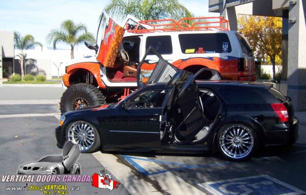 Ford Excursion 2000-2005 Rear Lambo Vertical Doors Kit ( Special Order ) - Image 10