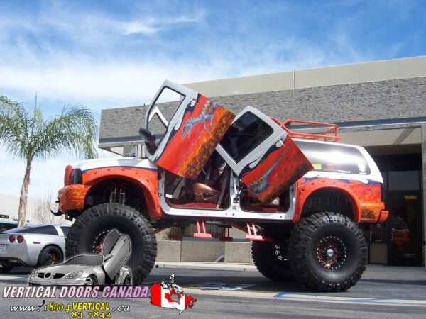 Ford F-250 1999-2010 Rear Lambo Vertical Doors Kit ( Special Order )