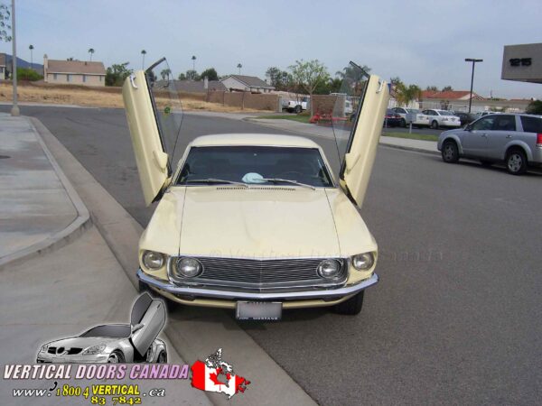 Ford Mustang 1969-1970 Lambo Vertical Doors Kit ( Special Order ) - Image 2