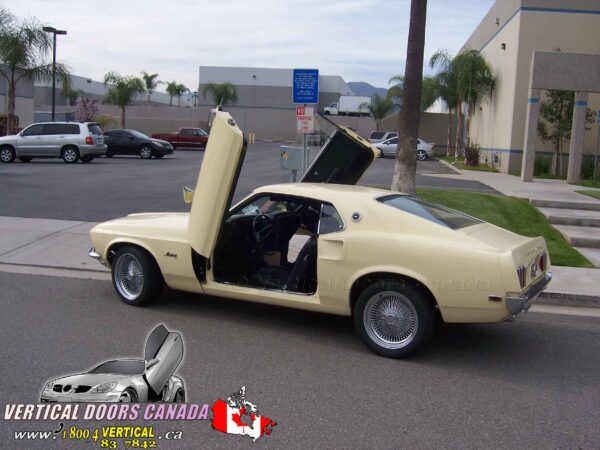 Ford Mustang 1969-1970 Lambo Vertical Doors Kit ( Special Order ) - Image 4