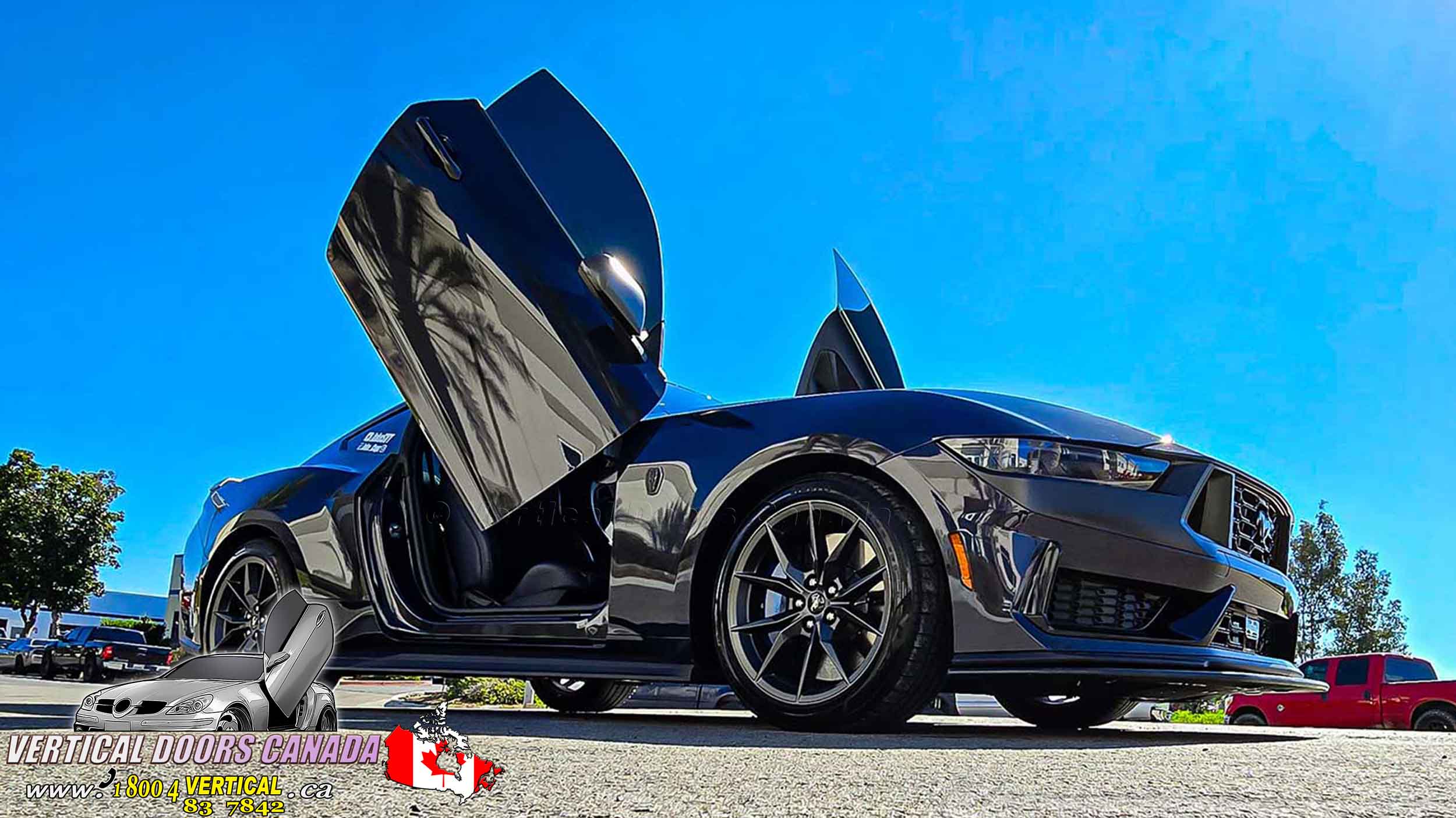Ford Mustang 2024-UP Lambo Vertical Doors Kit - VDCFM24