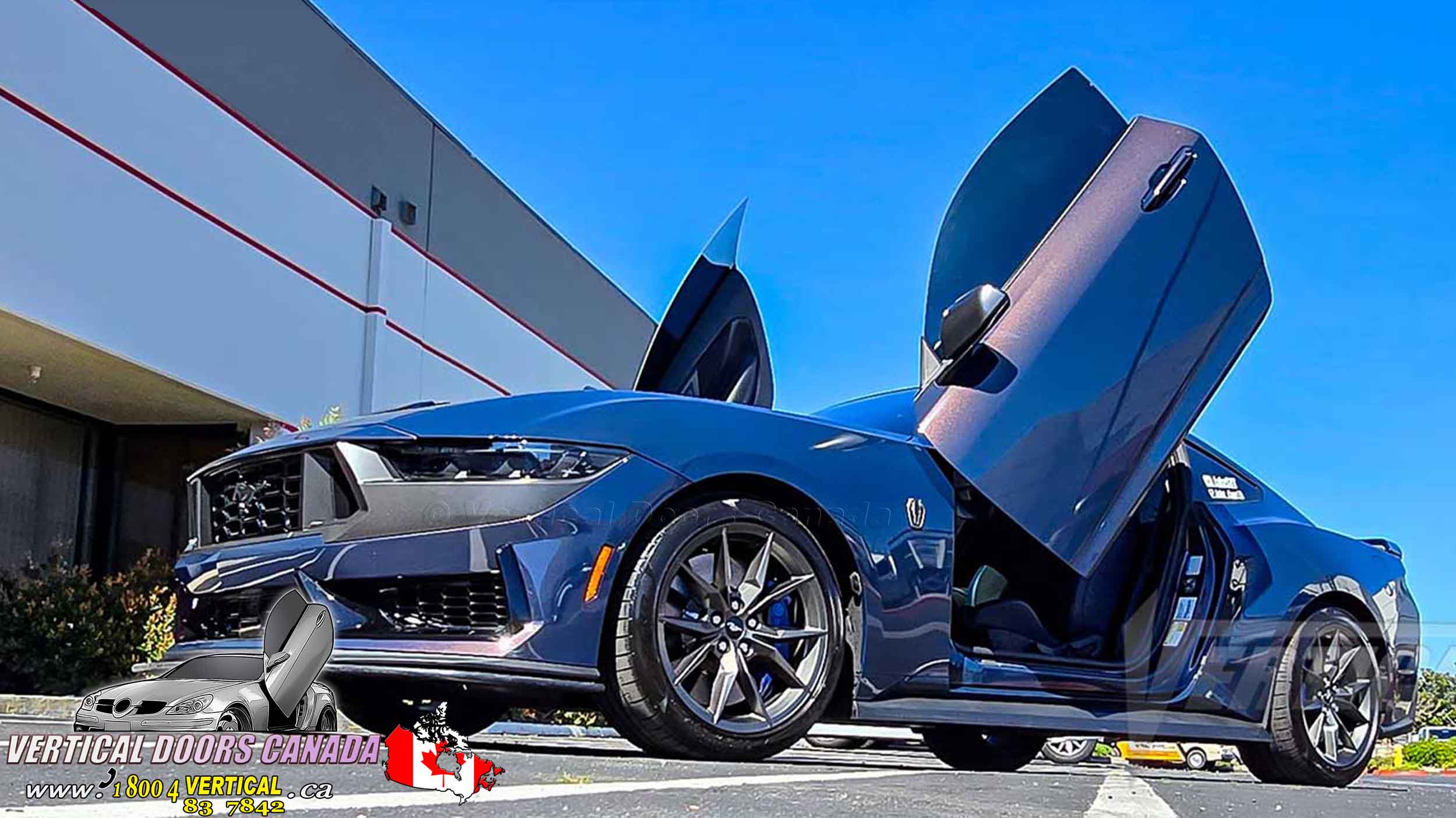 Ford Mustang 2024-UP Lambo Vertical Doors Kit - VDCFM24 - Image 2