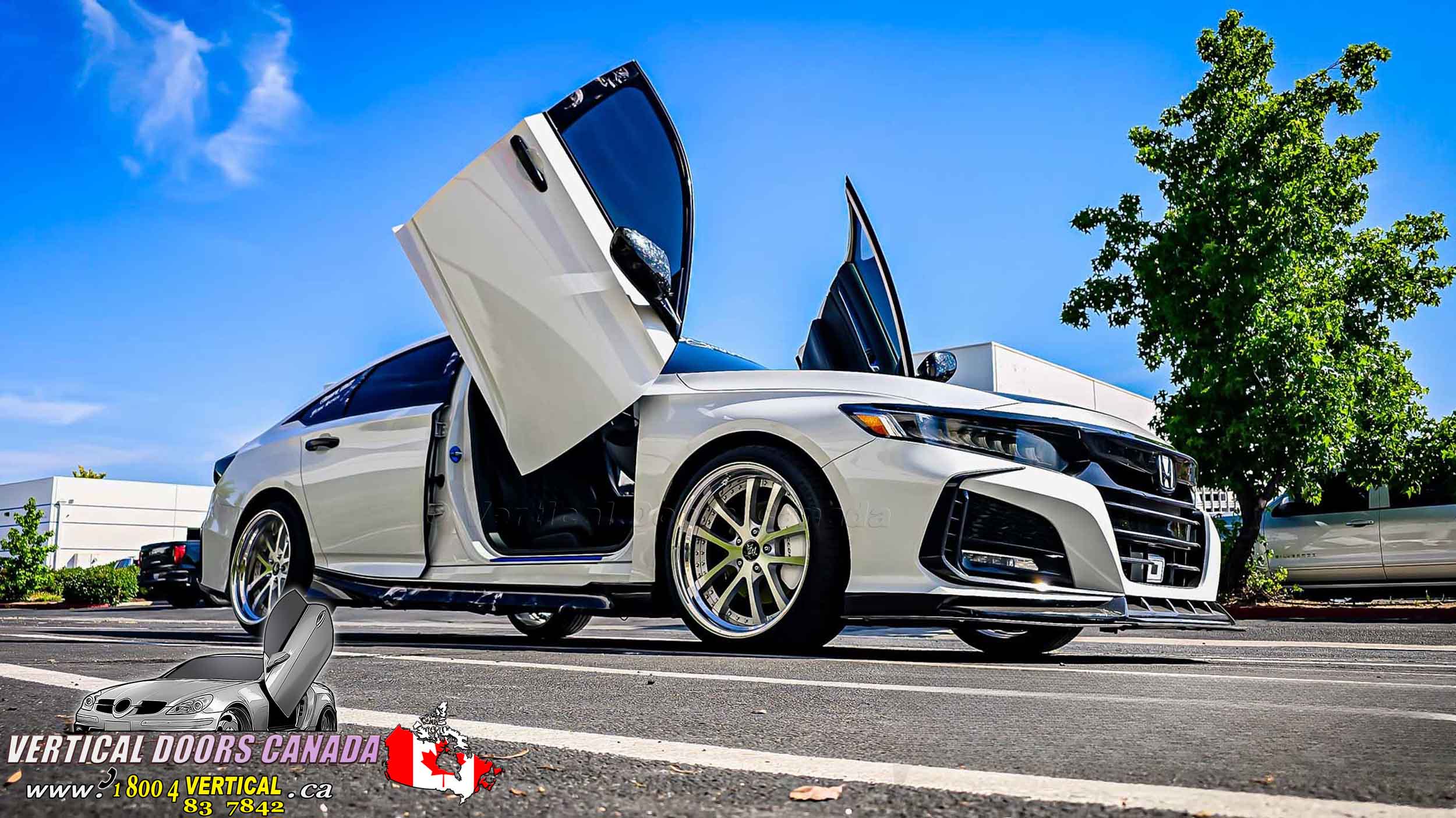 Honda Accord 2018-2022 4DR Lambo Vertical Doors Kit - VDCHA18224DR - Image 3