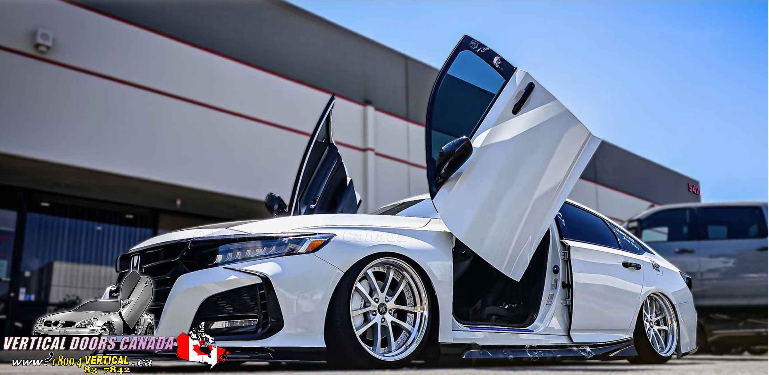 Honda Accord 2018-2022 4DR Lambo Vertical Doors Kit - VDCHA18224DR - Image 2