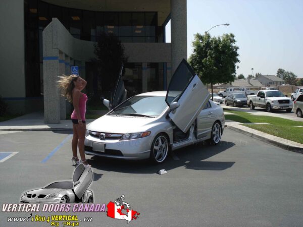 Honda Civic 2006-2011 4DR Lambo Vertical Doors Kit - Image 3