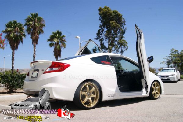 Honda Civic 2012-2015 2DR Lambo Vertical Doors Kit - Image 17