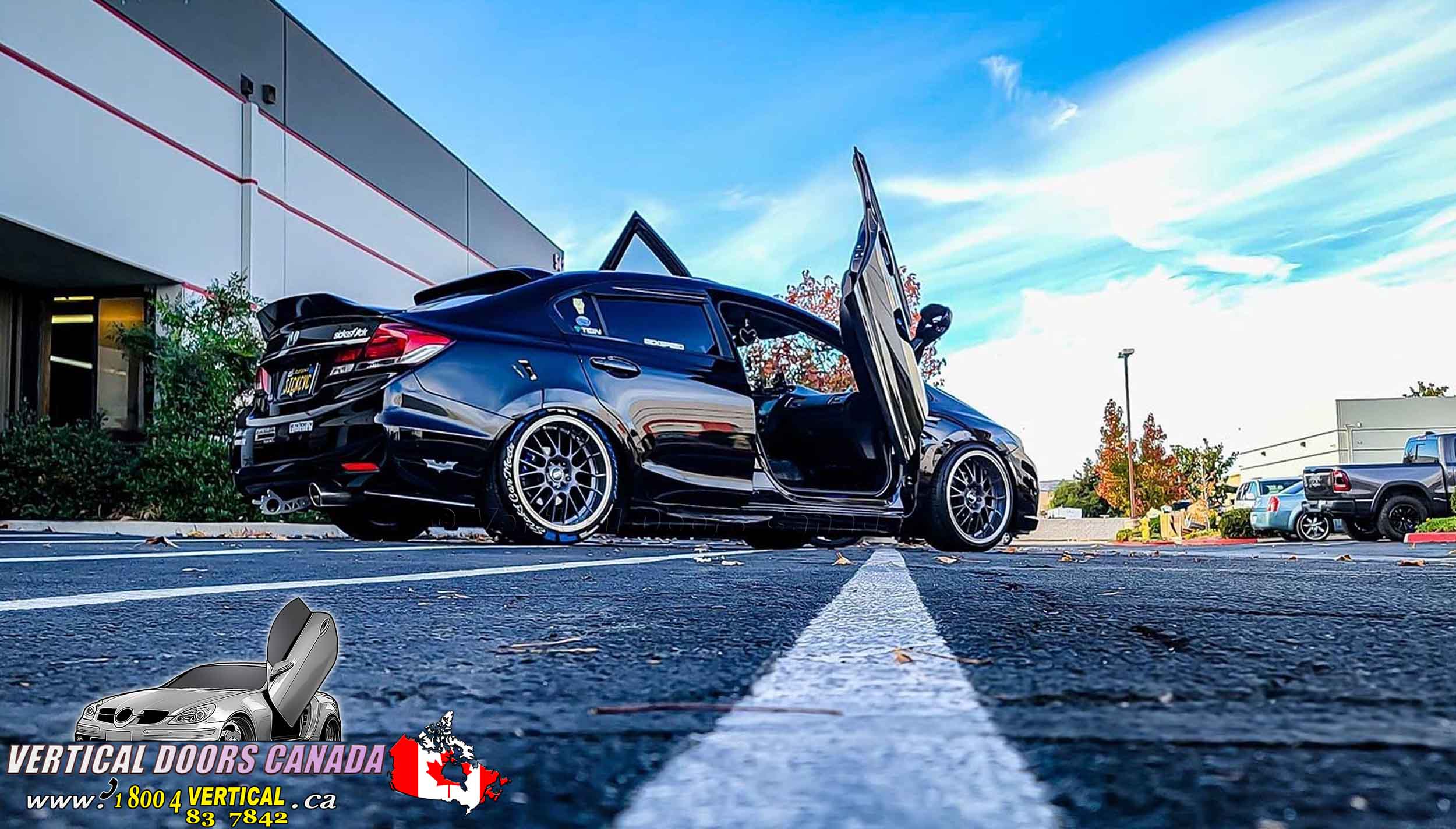 Honda Civic 2012-2015 4DR Lambo Vertical Doors Kit - VDCHC114DR