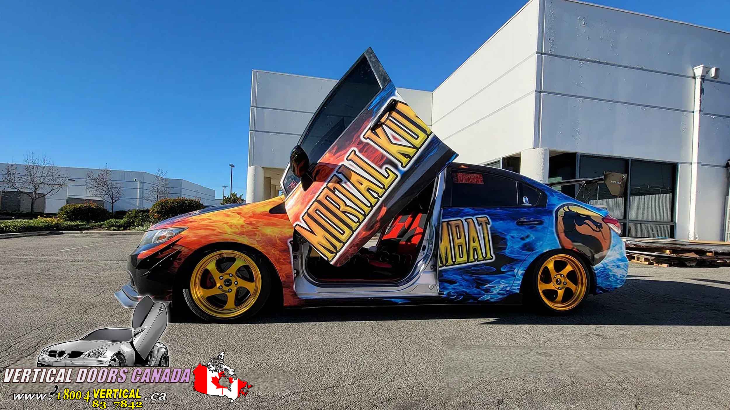 Honda Civic 2012-2015 4DR Lambo Vertical Doors Kit - VDCHC114DR - Image 7