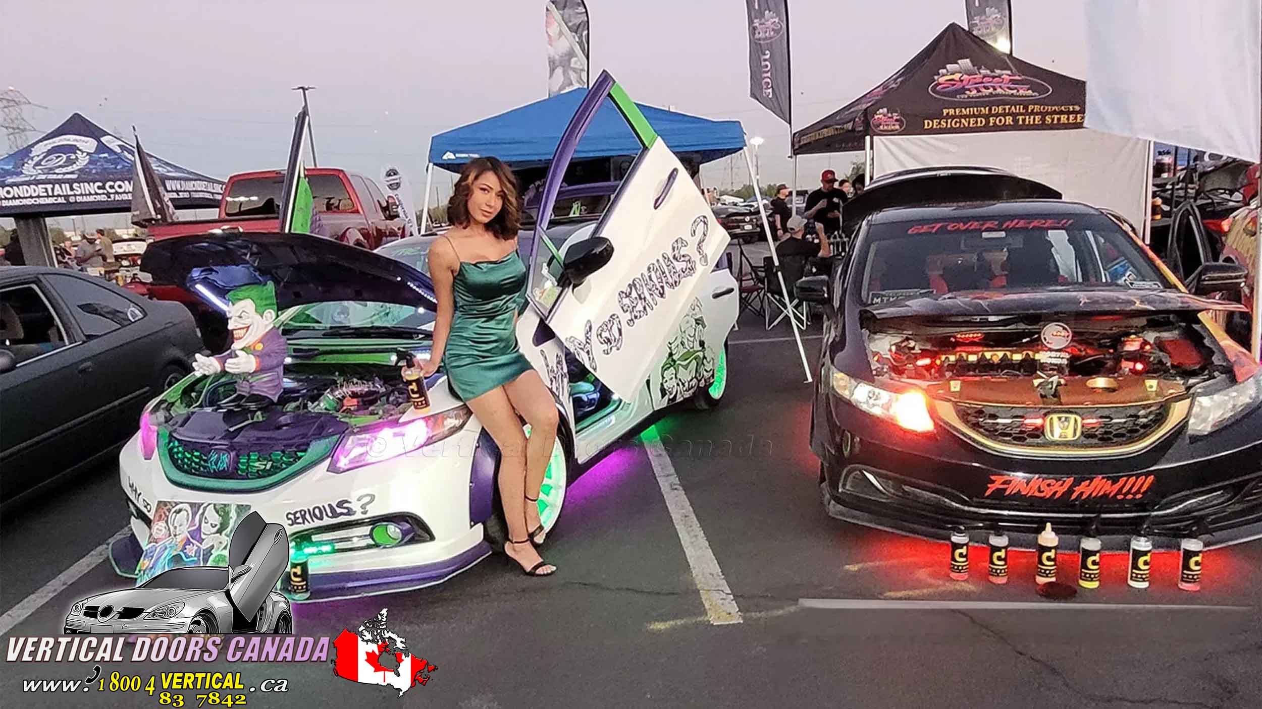 Honda Civic 2012-2015 4DR Lambo Vertical Doors Kit - VDCHC114DR - Image 5