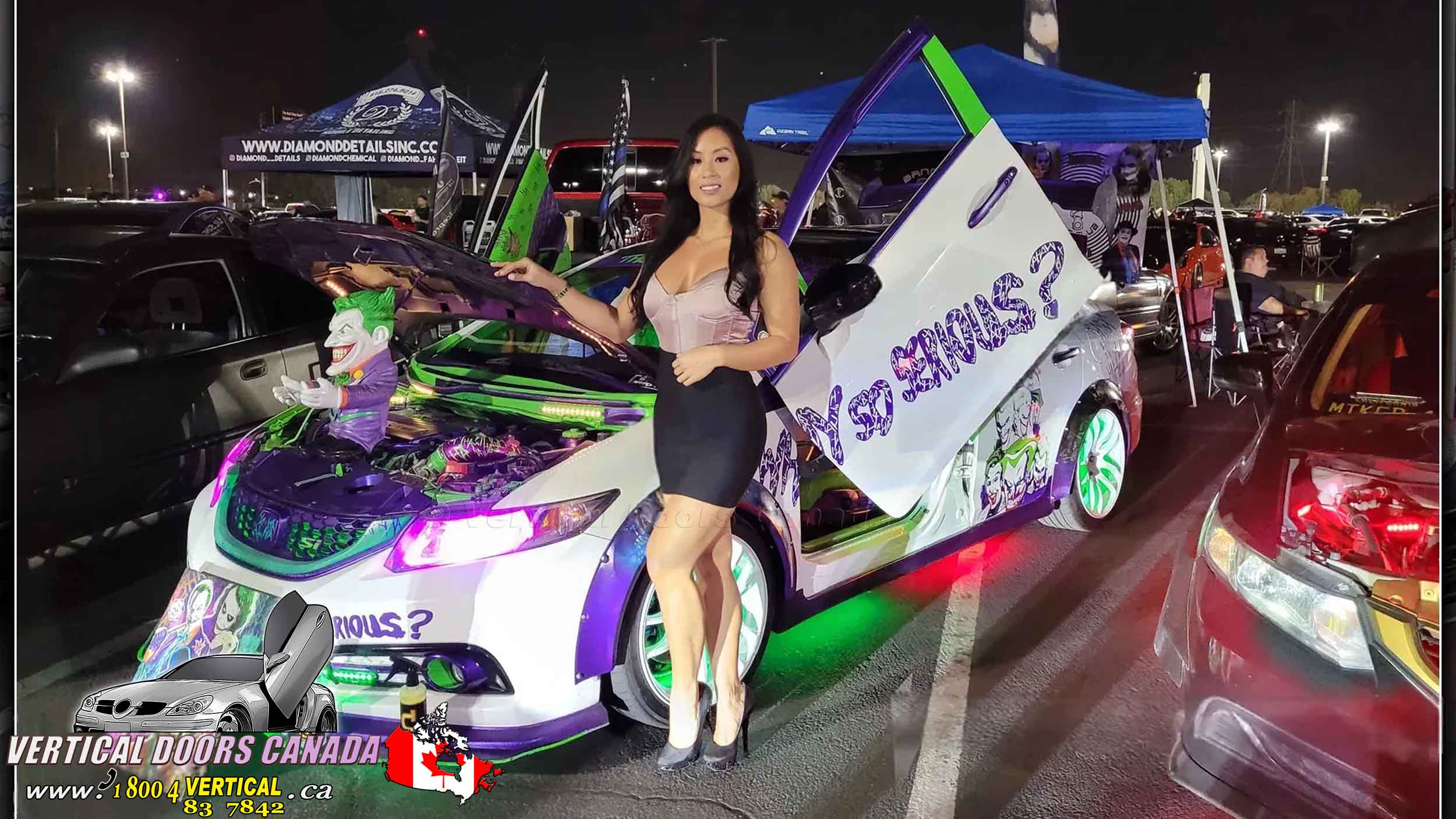 Acura CL 1996-1999 2DR Lambo Vertical Doors Kit - VDCACL9699 - Image 4