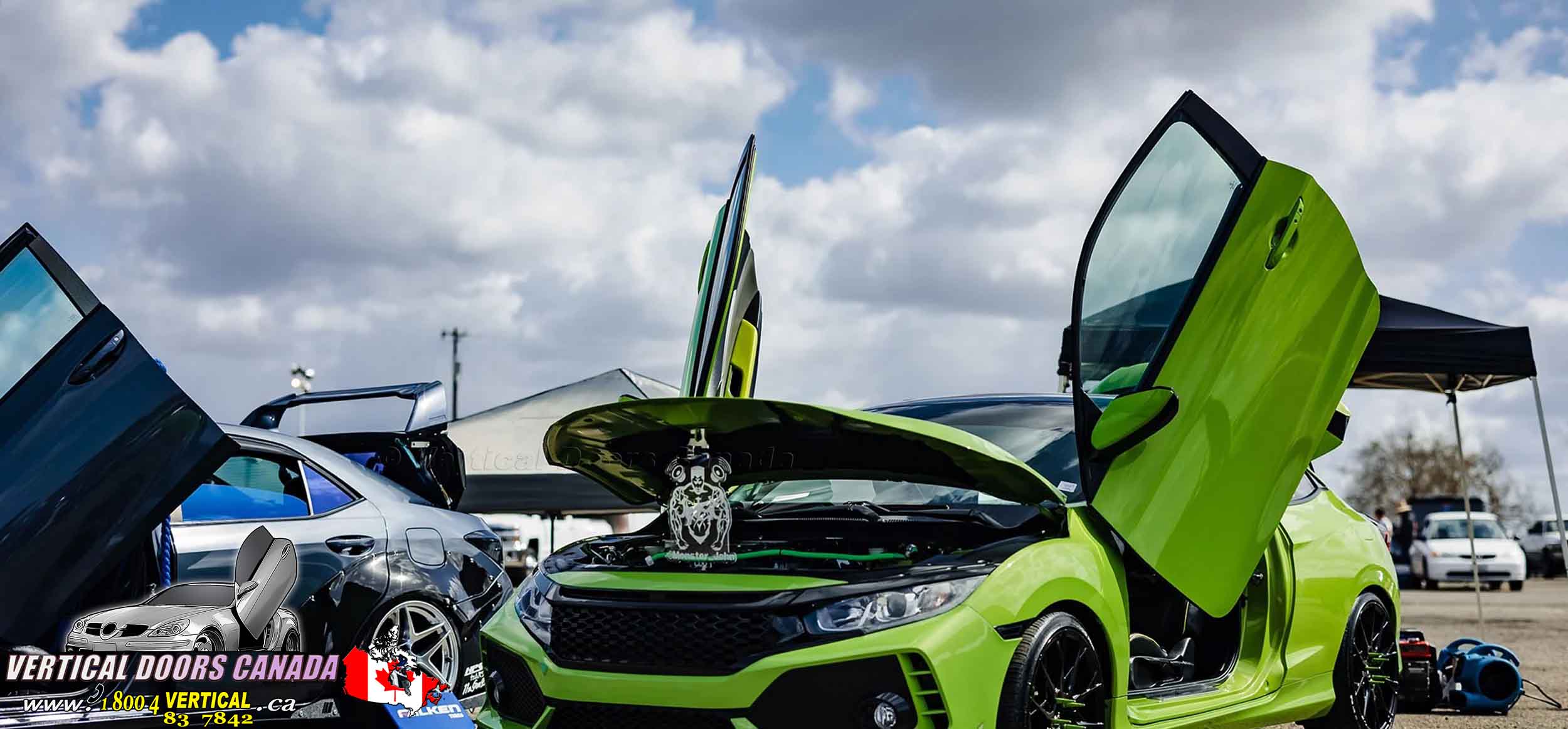 Honda Civic 2016-2021 2DR-4DR Lambo Vertical Doors Kit - VDCHC164DR - Image 13