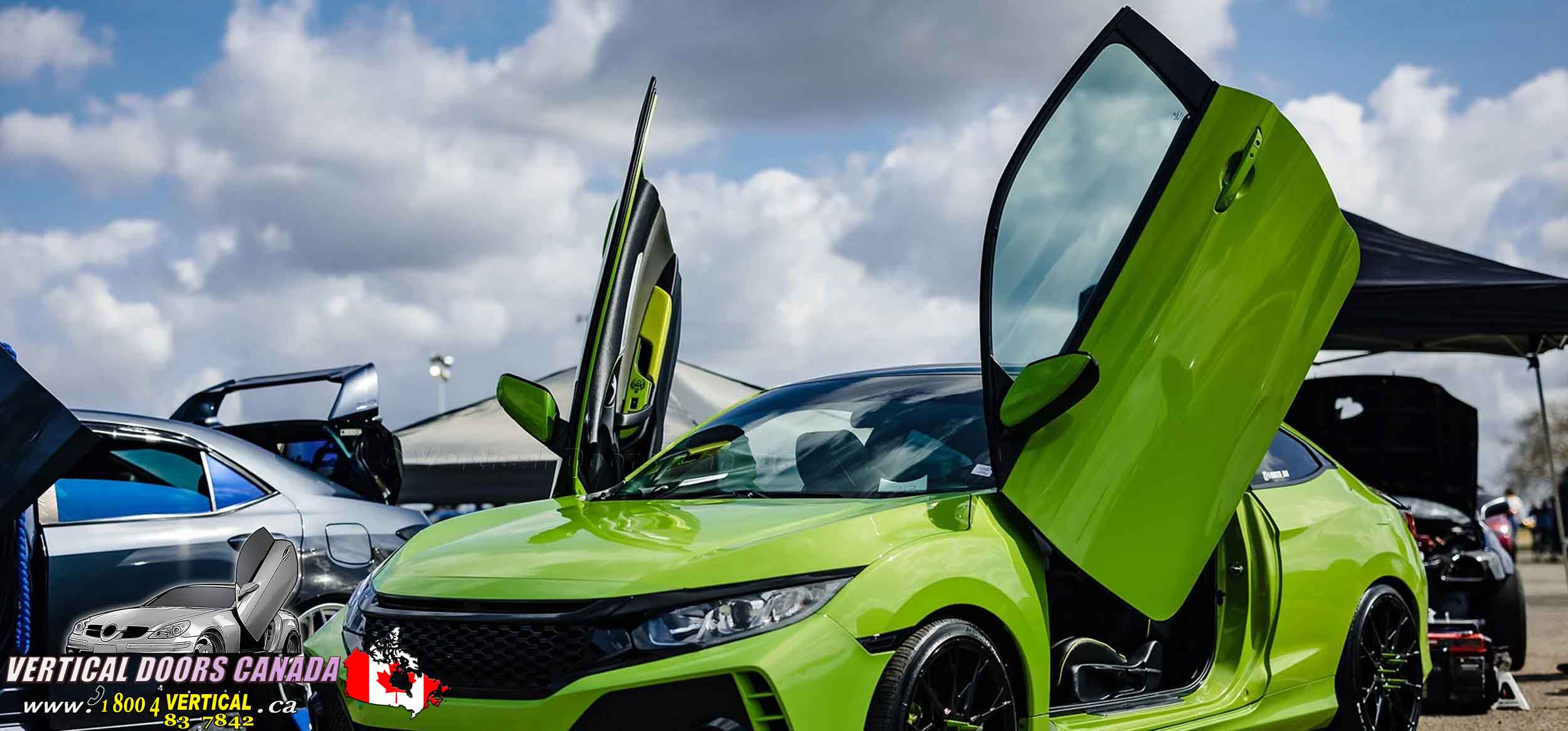 Honda Civic 2016-2021 2DR-4DR Lambo Vertical Doors Kit - VDCHC164DR - Image 12