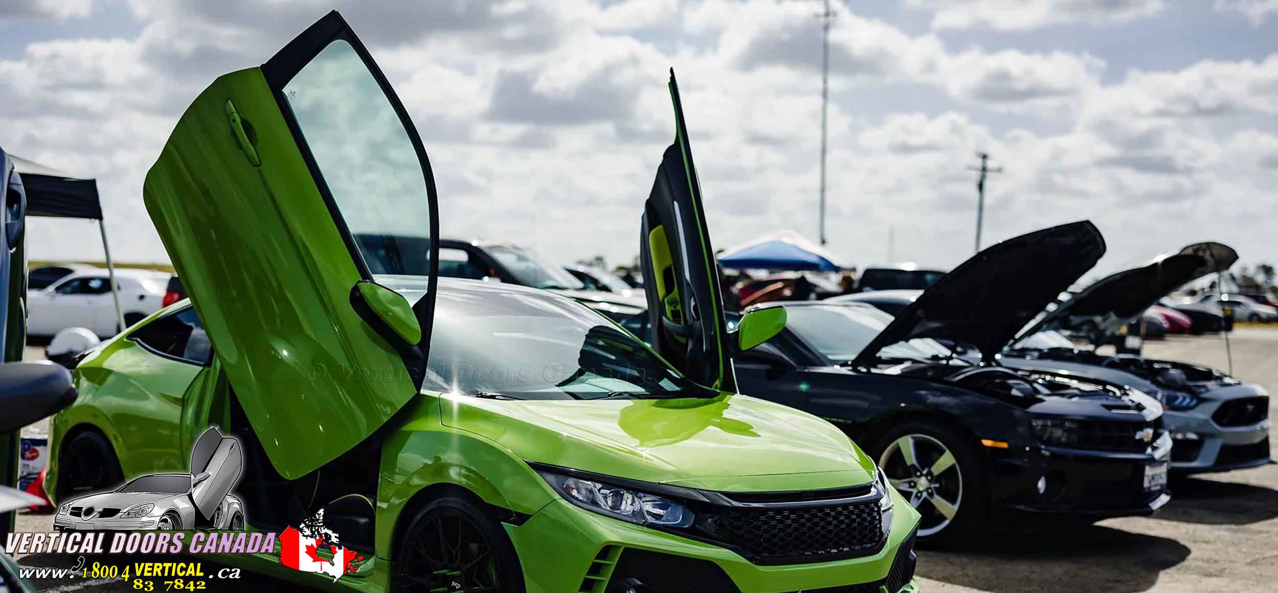 Honda Civic 2016-2021 2DR-4DR Lambo Vertical Doors Kit - VDCHC164DR - Image 11