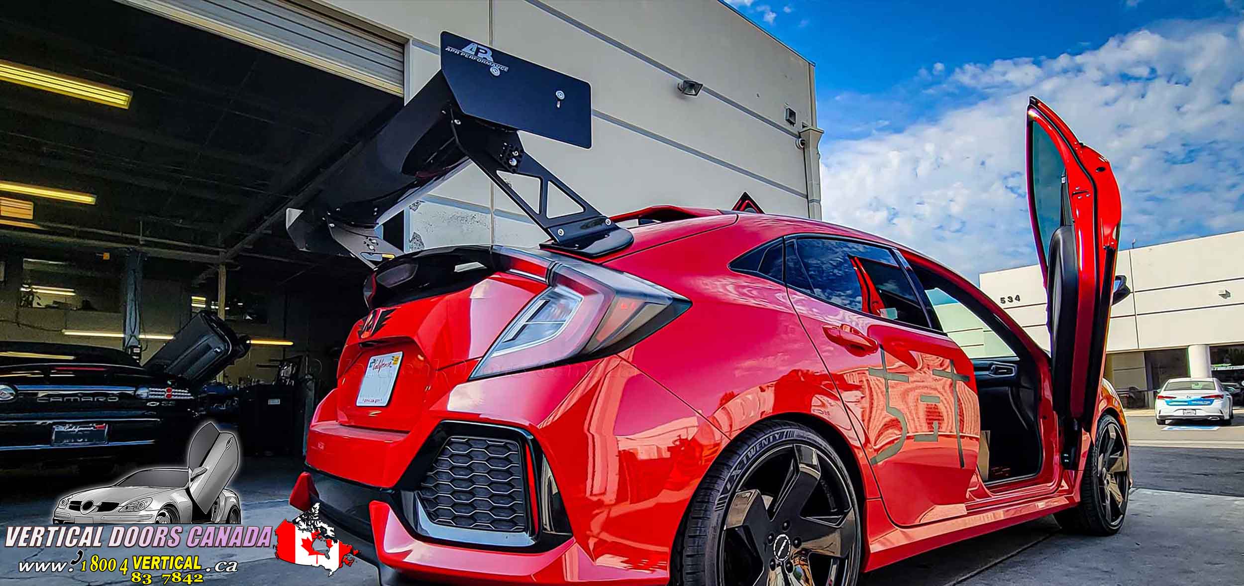 Honda Civic 2016-2021 2DR-4DR Lambo Vertical Doors Kit - VDCHC164DR - Image 9