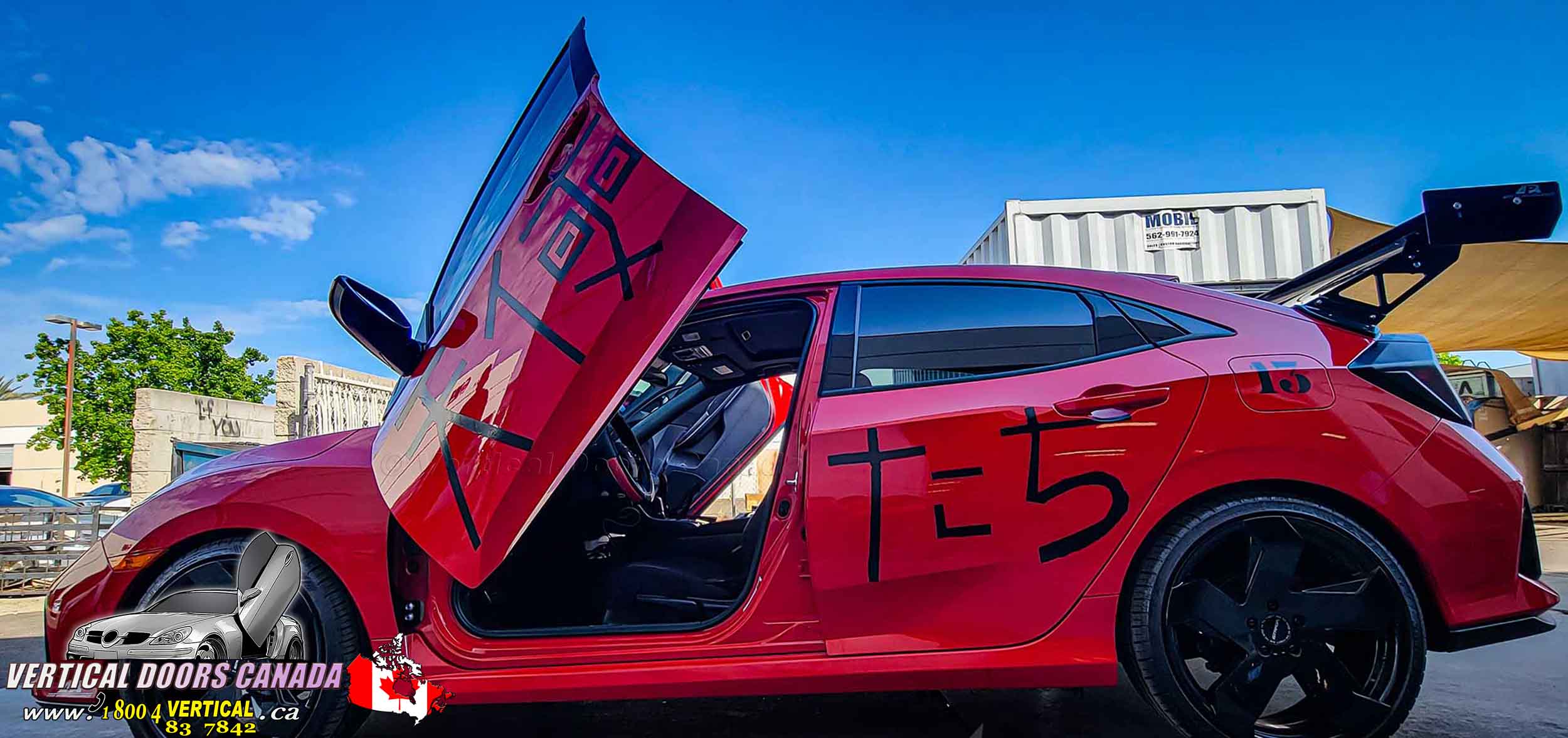 Honda Civic 2016-2021 2DR-4DR Lambo Vertical Doors Kit - VDCHC164DR - Image 8