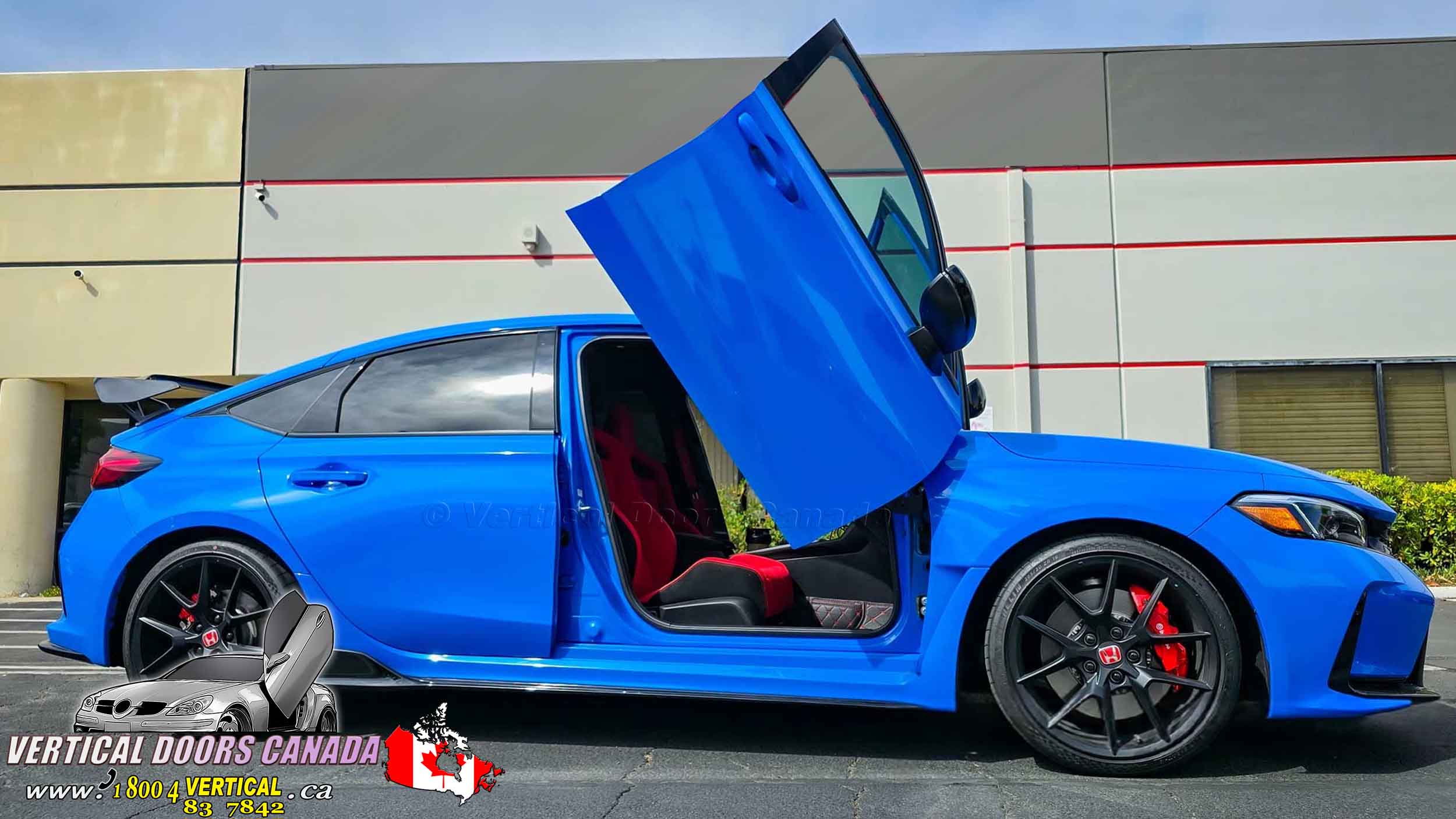 Honda Civic 2022-2024 4DR Lambo Vertical Doors Kit (including the Type R) - VDCHC224DRR - Image 3