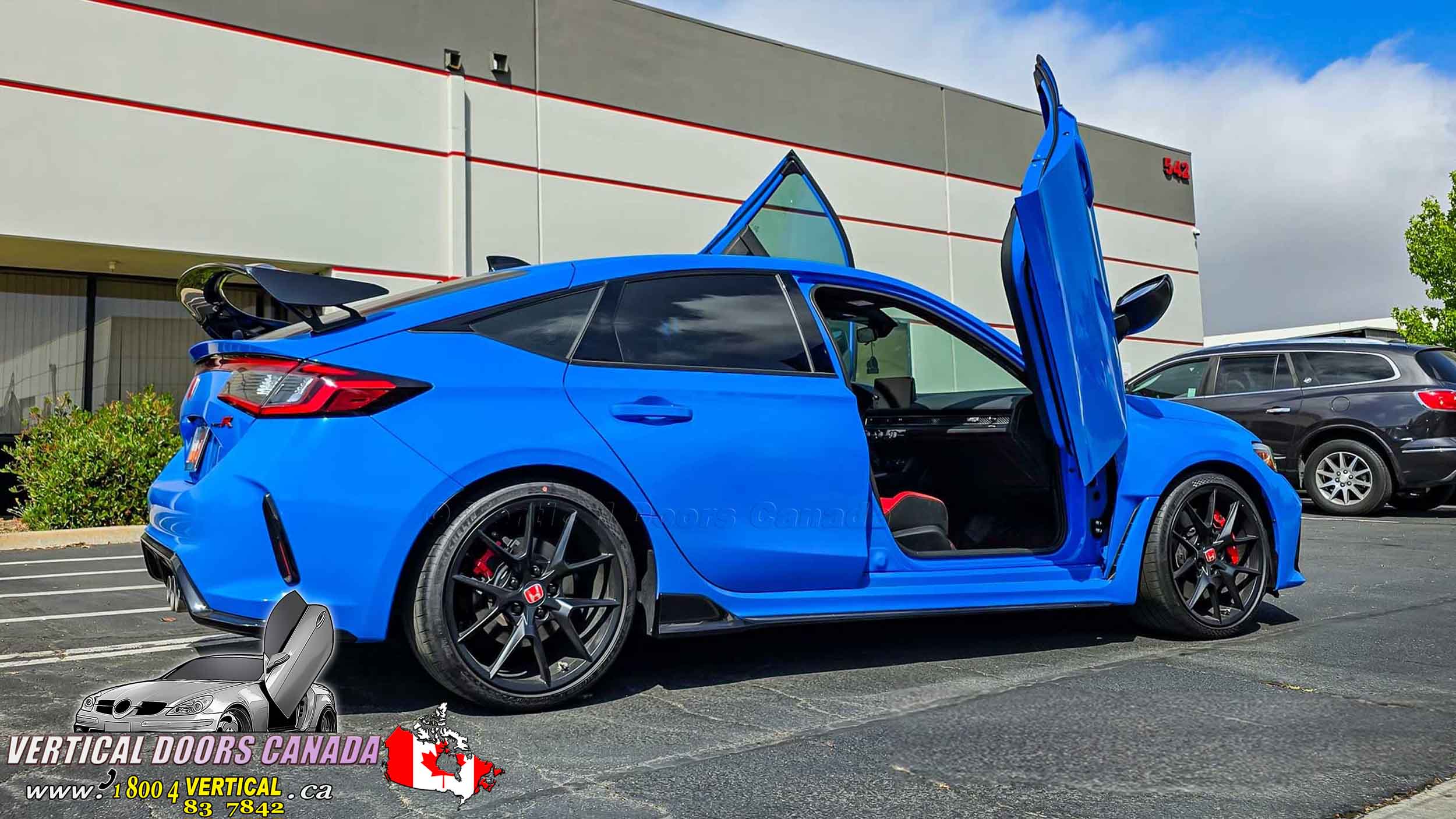 Honda Civic 2022-2024 4DR Lambo Vertical Doors Kit (including the Type R) - VDCHC224DRR - Image 5