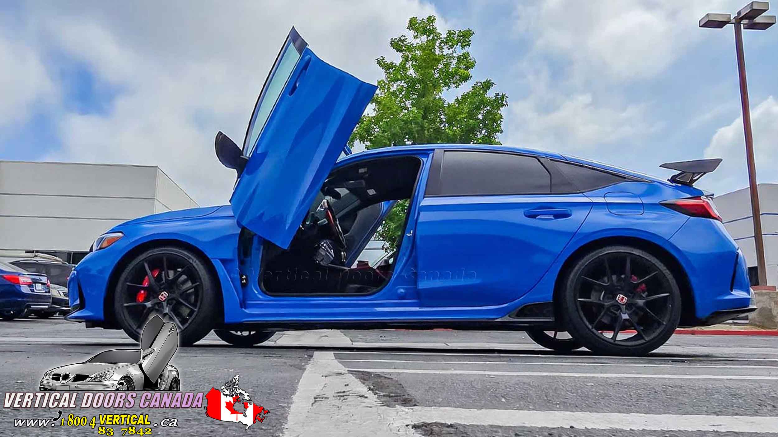 Honda Civic 2022-2024 4DR Lambo Vertical Doors Kit (including the Type R) - VDCHC224DRR - Image 6