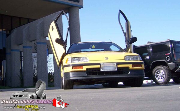 Honda Civic 1988-1991 CRX HB/4DR Lambo Vertical Doors Kit - Image 4