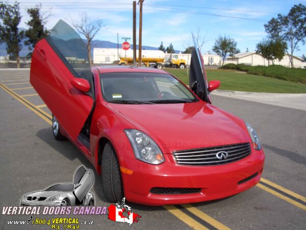 Infiniti G35 Coupe 2003-2007 2DR Lambo Vertical Doors Kit - Image 49