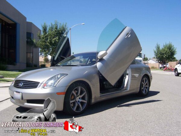 Infiniti G35 Coupe 2003-2007 2DR Lambo Vertical Doors Kit - Image 46