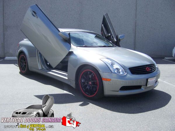 Infiniti G35 Coupe 2003-2007 2DR Lambo Vertical Doors Kit - Image 45