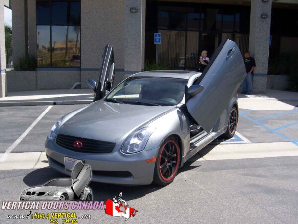 Infiniti G35 Coupe 2003-2007 2DR Lambo Vertical Doors Kit - Image 44