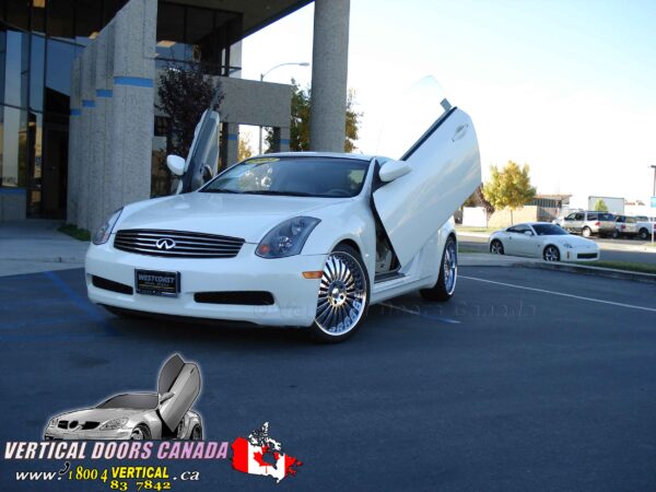 Infiniti G35 Coupe 2003-2007 2DR Lambo Vertical Doors Kit - Image 3