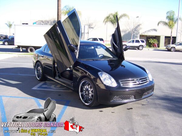 Infiniti G35 Sedan 2003-2008 4DR Lambo Vertical Doors Kit - Image 10