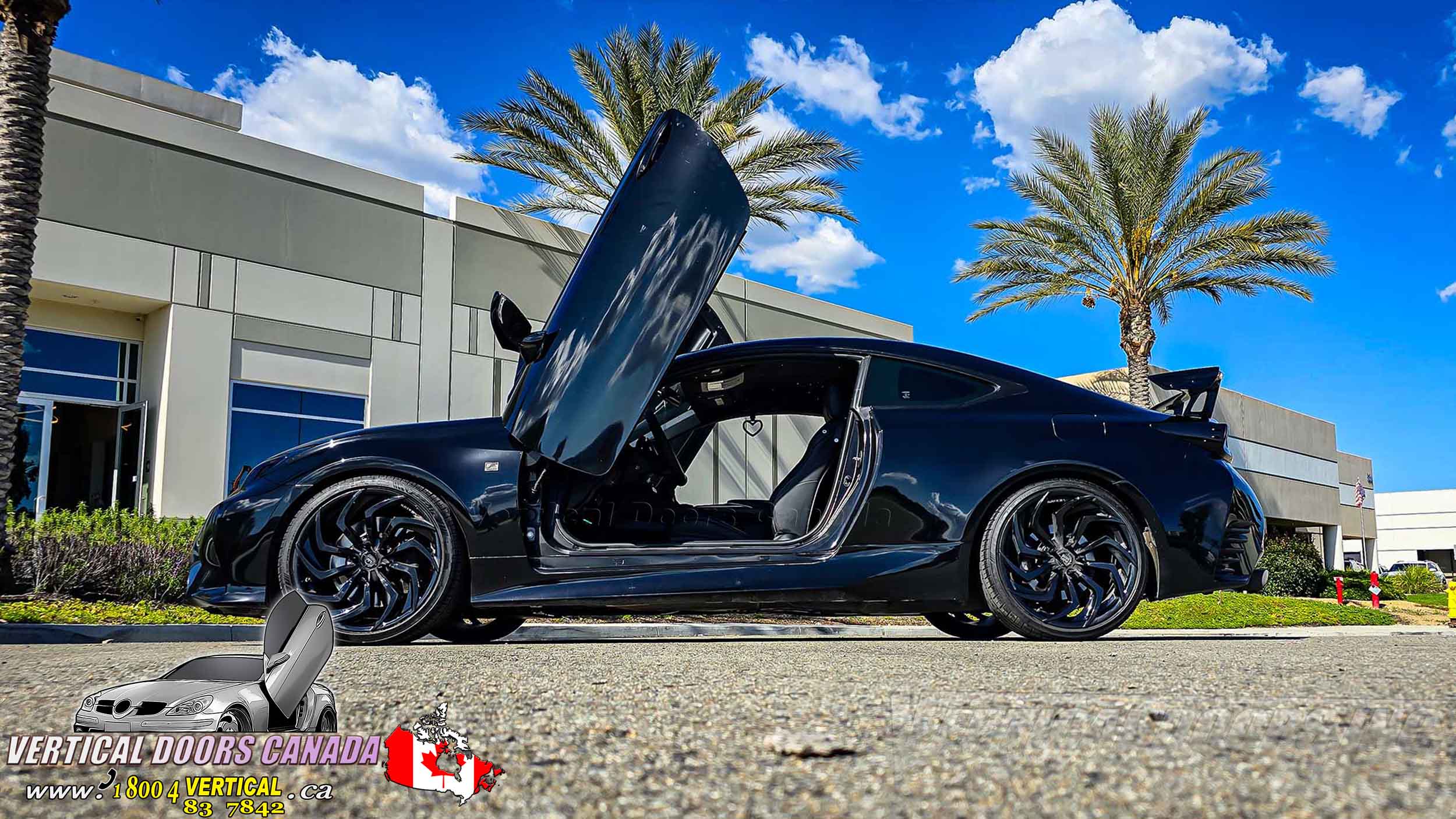 Lexus RC 2015-2024 ( Not for RC-F 5.0L V8 ) Lambo Vertical Doors Kit - VDCLEXRC15 - Image 3