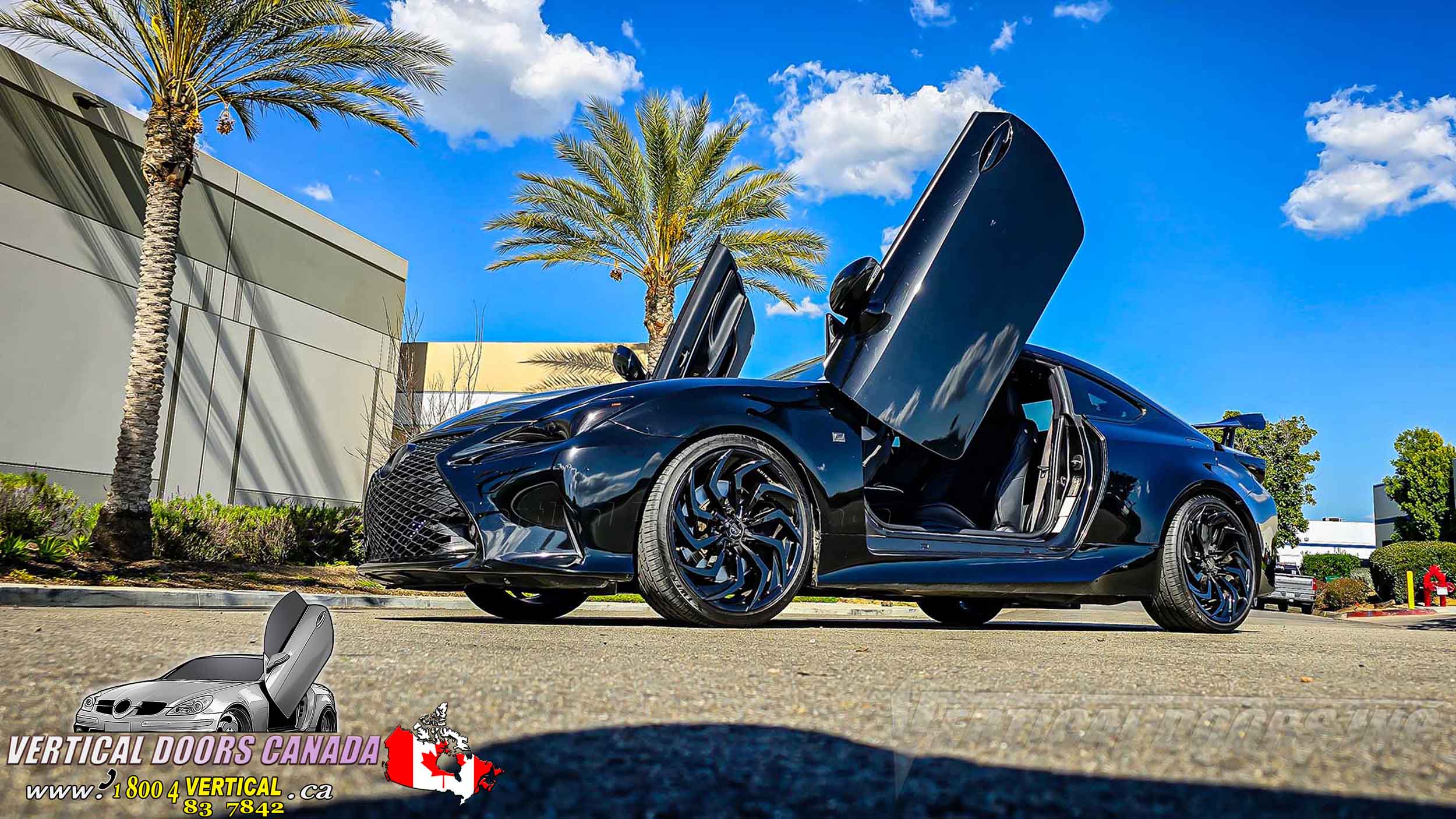 Lexus RC 2015-2024 ( Not for RC-F 5.0L V8 ) Lambo Vertical Doors Kit - VDCLEXRC15 - Image 4