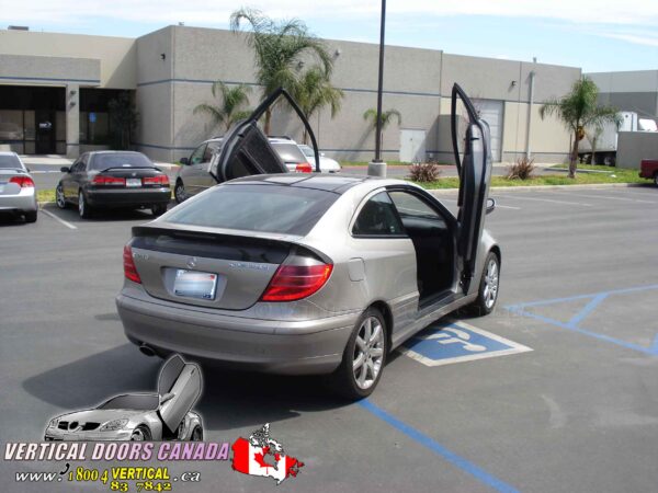 Mercedes C 230 2001-2005 Lambo Vertical Doors Kit ( Special Order ) - Image 3