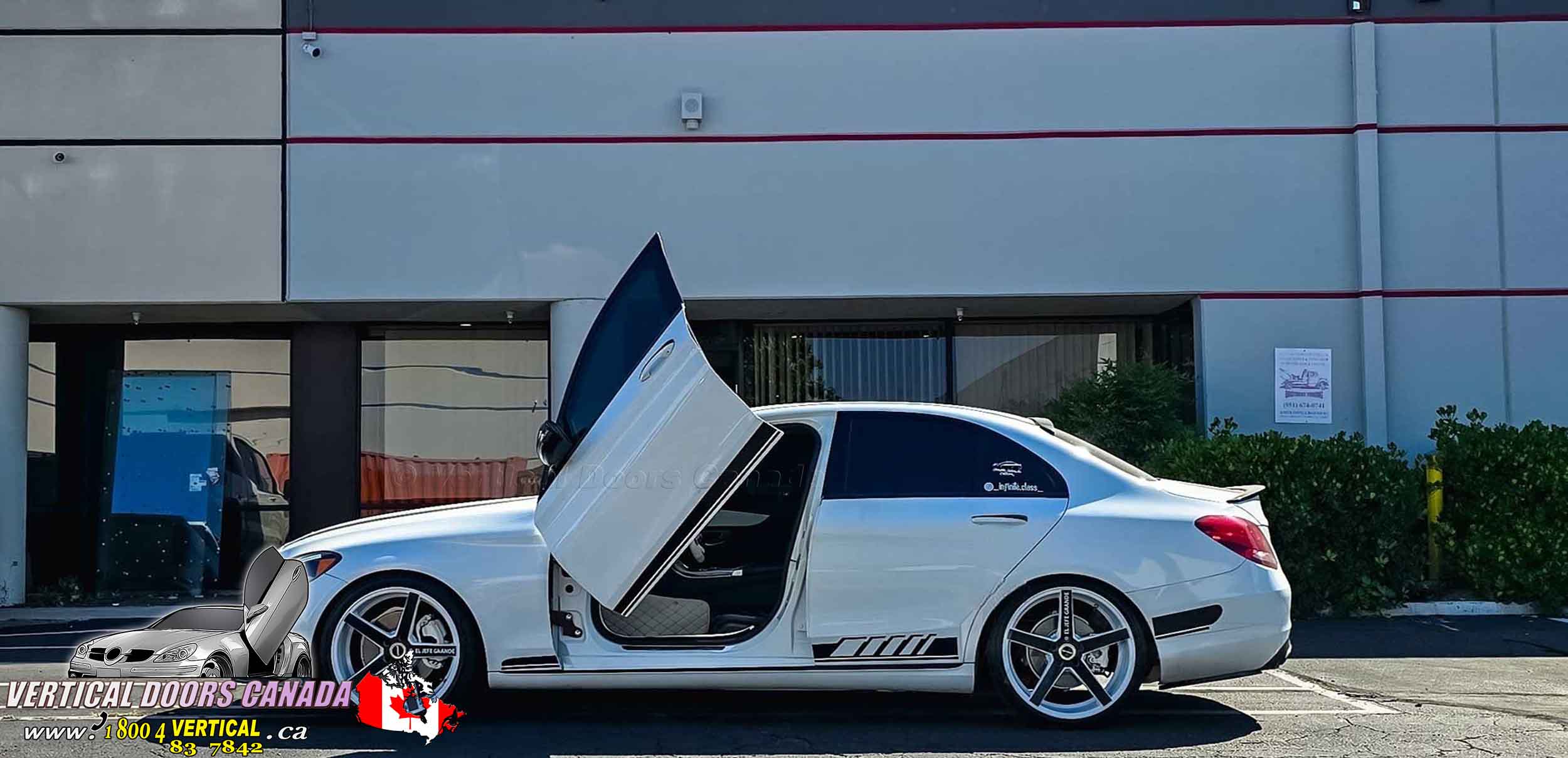 Mercedes C Class 2015-2021, 4 Door (W205) MRA Lambo Vertical Doors Kit - VDCMERC15 - Image 3